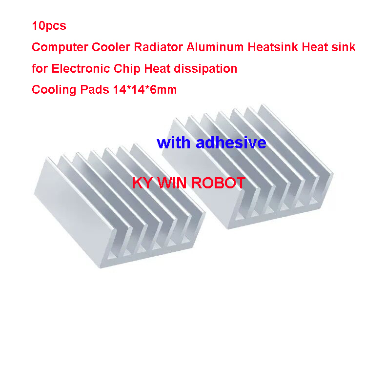 10Pcs Mini Adhesive Aluminum R - Heatsink ulasan dan harga