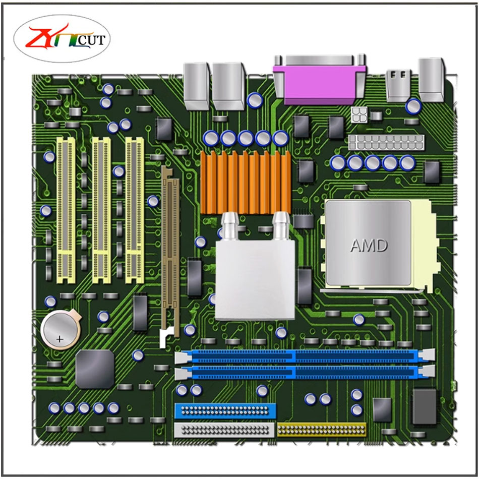 40 80mm CPU Aluminum water-coo - Heatsink ulasan dan harga