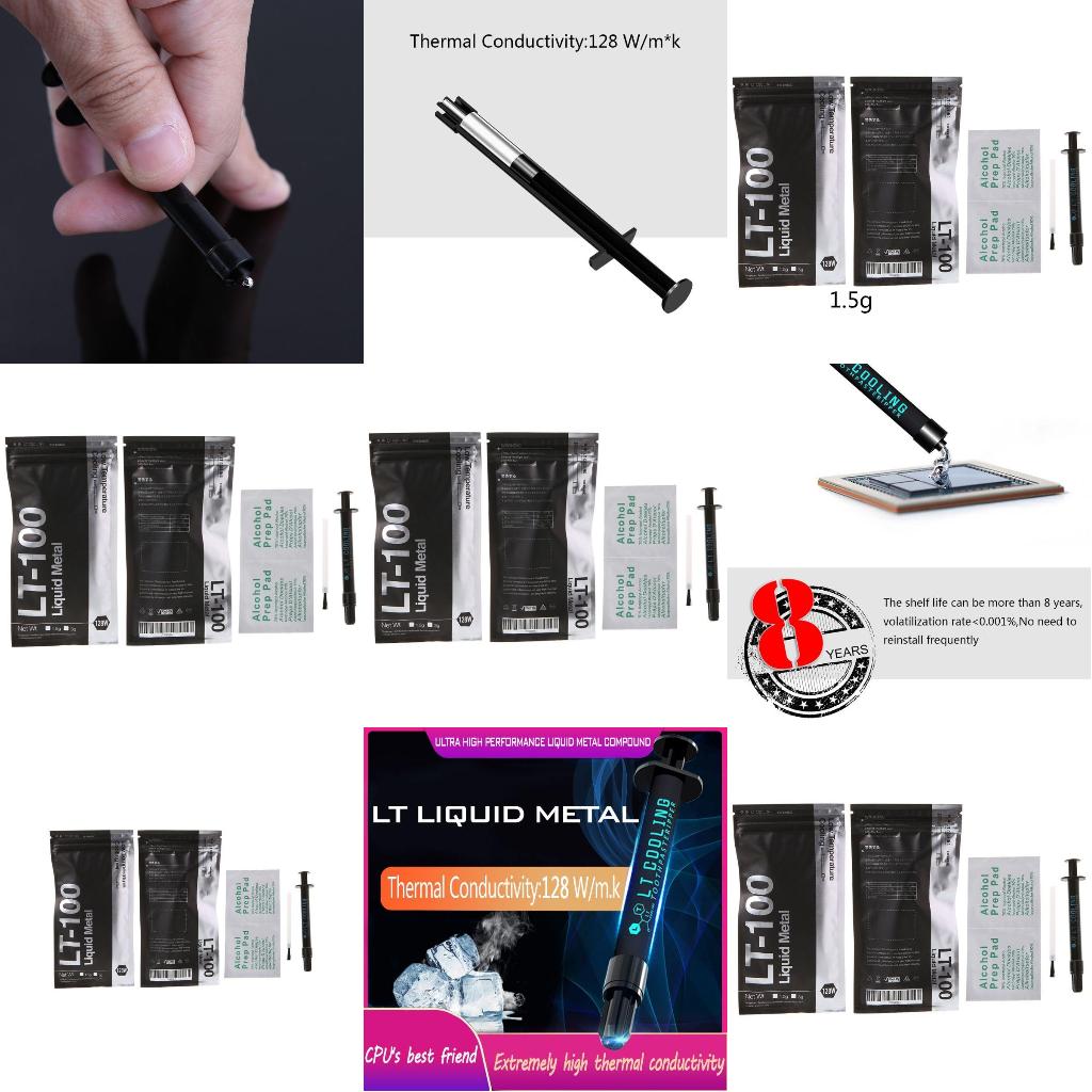 LT-100 Liquid Metal Thermal Co - Thermal Paste ulasan dan harga