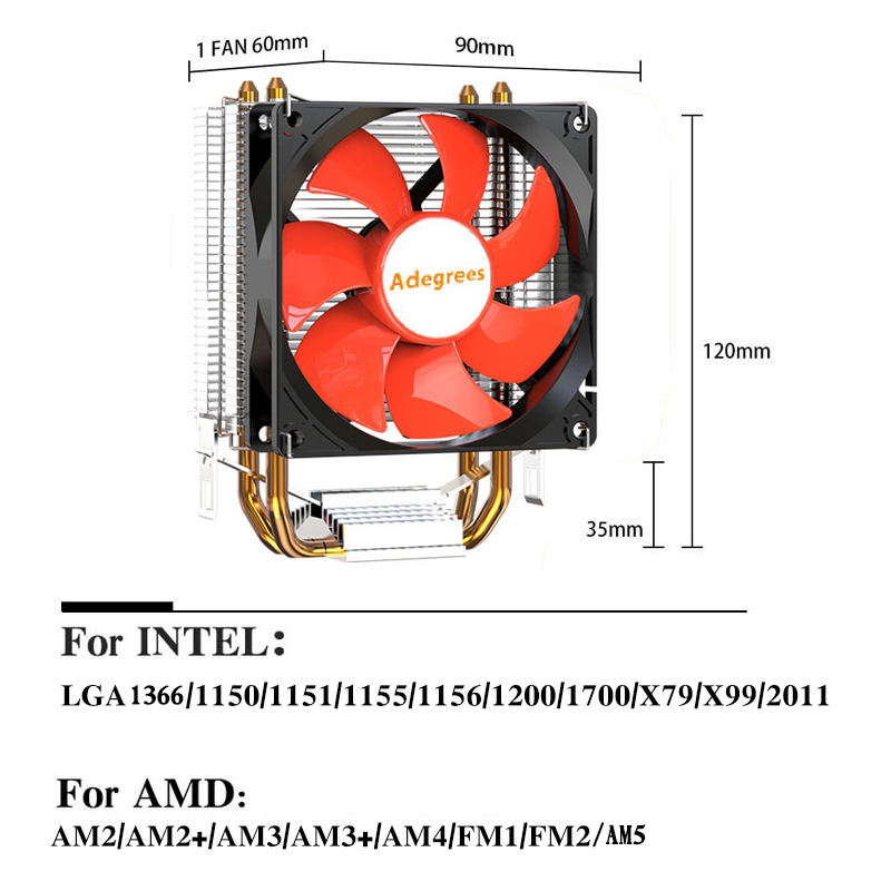 X99 CPU Air Cooler Quiet Proce - Air Cooler Cpu ulasan dan harga