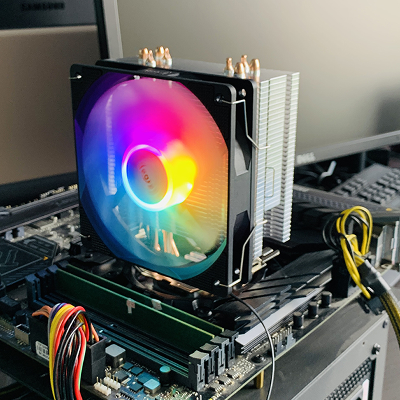 X99 Tower CPU Cooler 4 Heatpip - Air Cooler Cpu ulasan dan harga