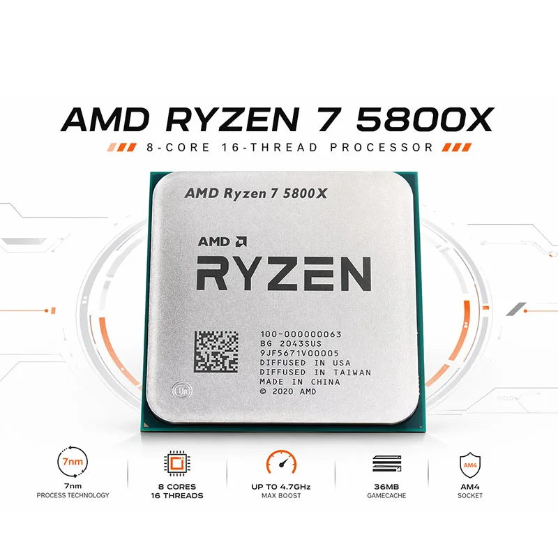 AMD Ryzen 7 5800X Unlocked Ove - Cpu Fan ulasan dan harga