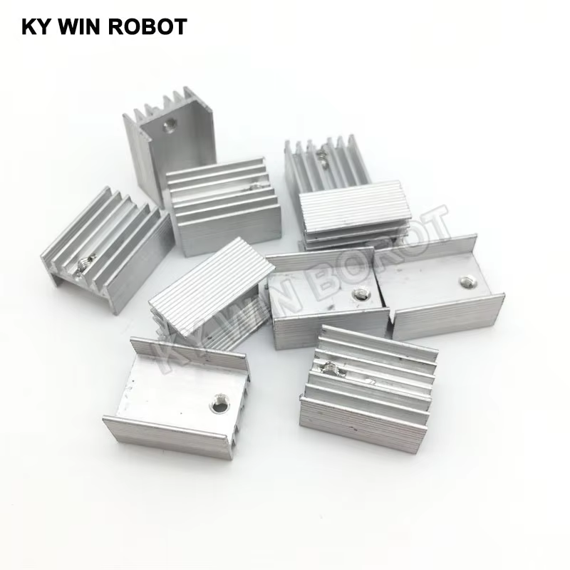 10pcs Aluminium TO-220 Heatsin - Heatsink ulasan dan harga